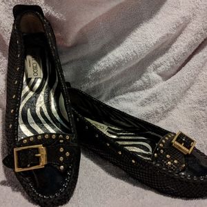 Jimmy Choo Black Calf Leather Driving Moccasins